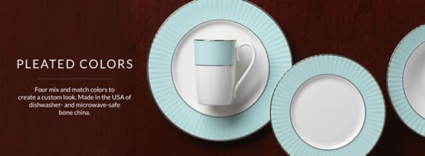 lenox pleated colors gray platte