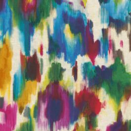 Multicolor Watercolor Fabric H2omg Multi Loom Decor
