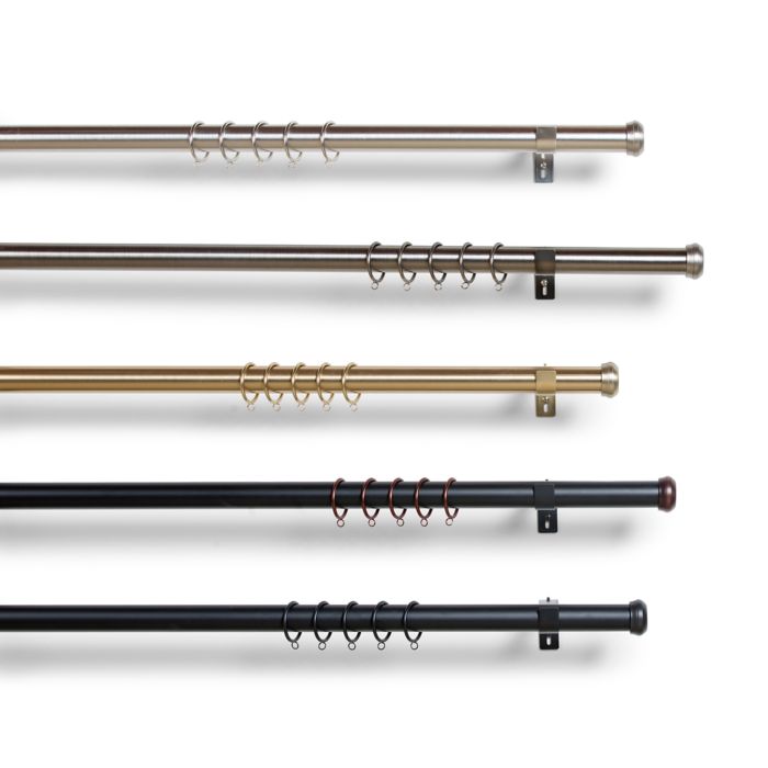 Custom Size Curtain Rods And Drapery Hardware Loom Decor