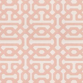 Asian Pink Trellis Fabric Xu Garden Orkid Loom Decor