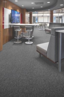 Mindful Tile - 979, Charcoal - Carpet Tile