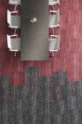 Learn and Live - Rise Up - Side Stripe - Swipe Right - Carpet Tile