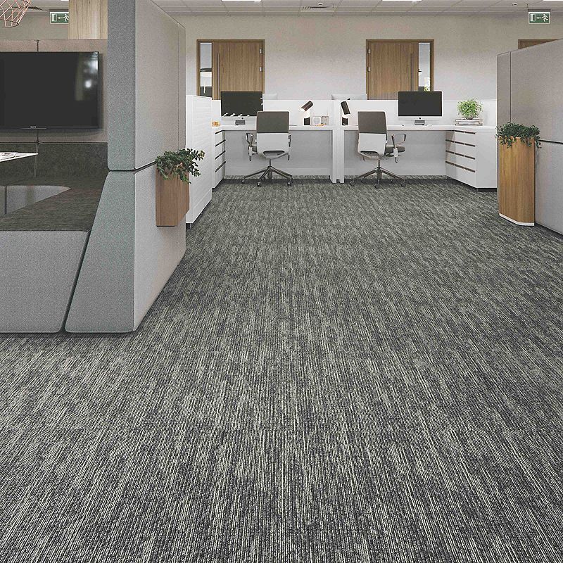 Dexterity - Statement Fabric - 978, Mid Grey - Carpet Tile