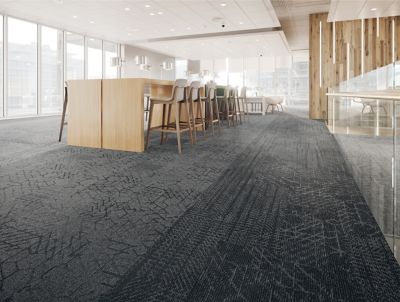 Visual Edge - Hidden Dimension - Angled Perception - Carpet Tile