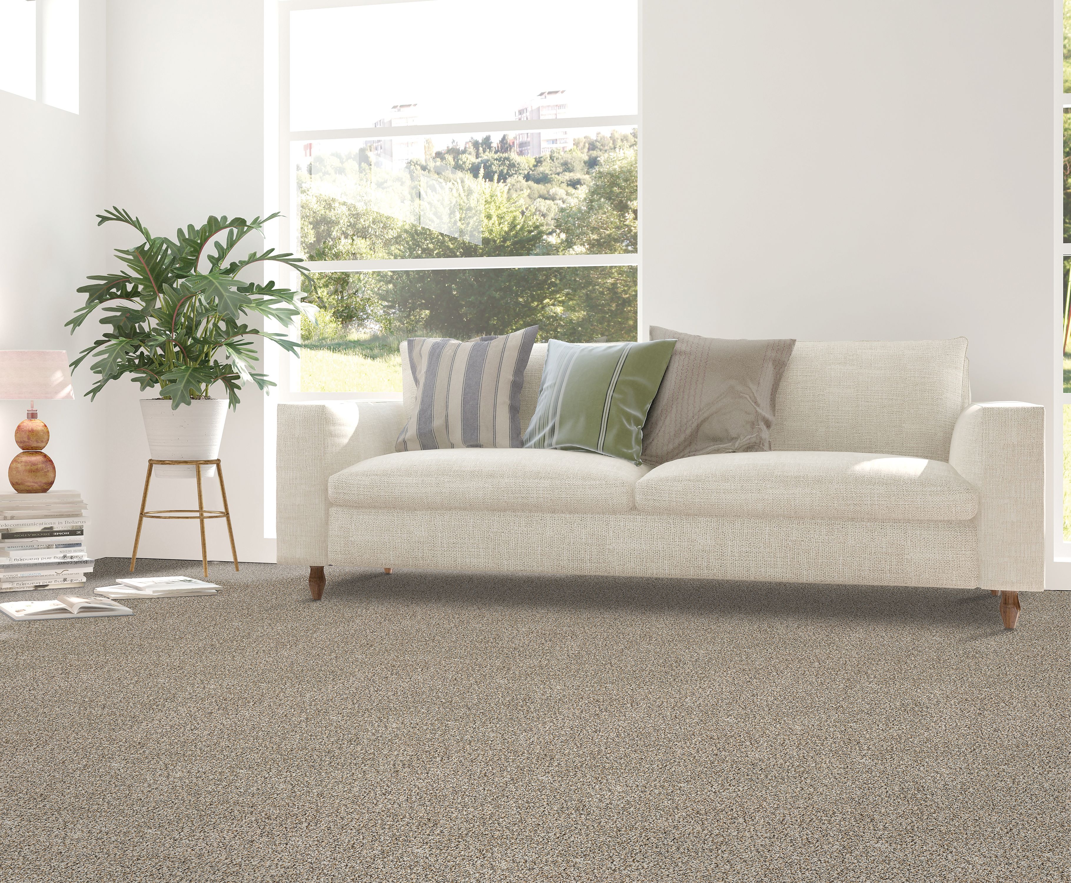 SmartStrand Carpet in Stonehenge - Mohawk Flooring