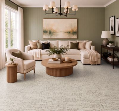 SmartStrand Silk Carpet in White Linen - Mohawk Flooring