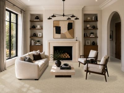 SmartStrand Silk Carpet in Hearth Beige - Mohawk Flooring