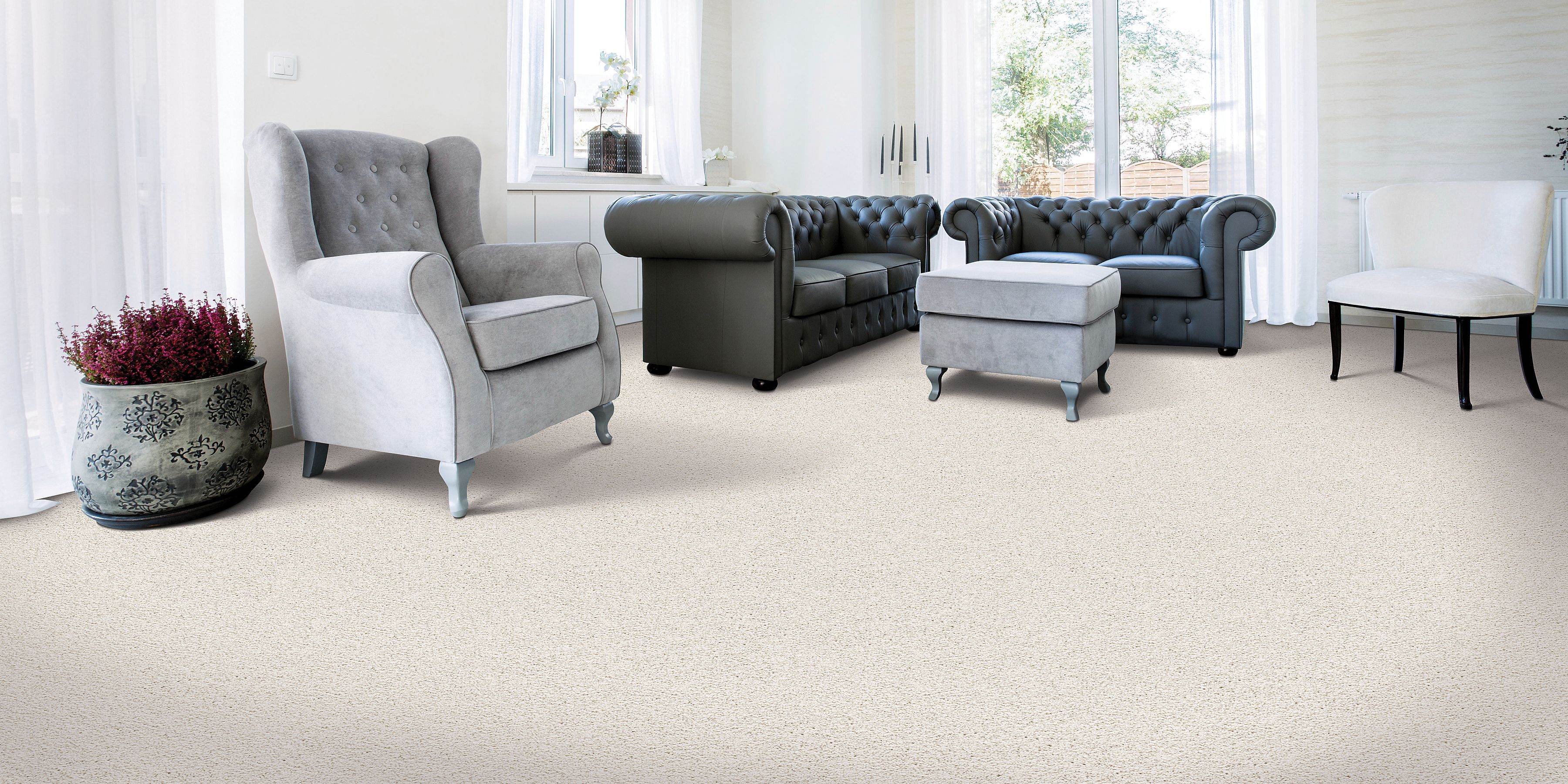 SmartStrand Silk Carpet in Linen Lace - Mohawk Flooring
