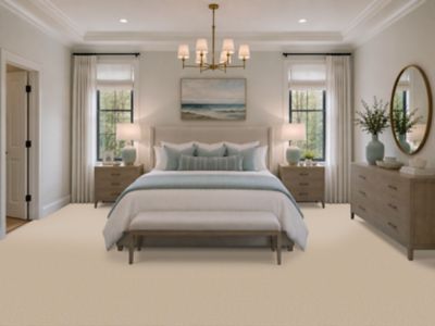 a*c様 NIDECKER MEGALIGHT パウダー　カービング SmartStrand Carpet in Rococo Beige - Mohawk Flooring