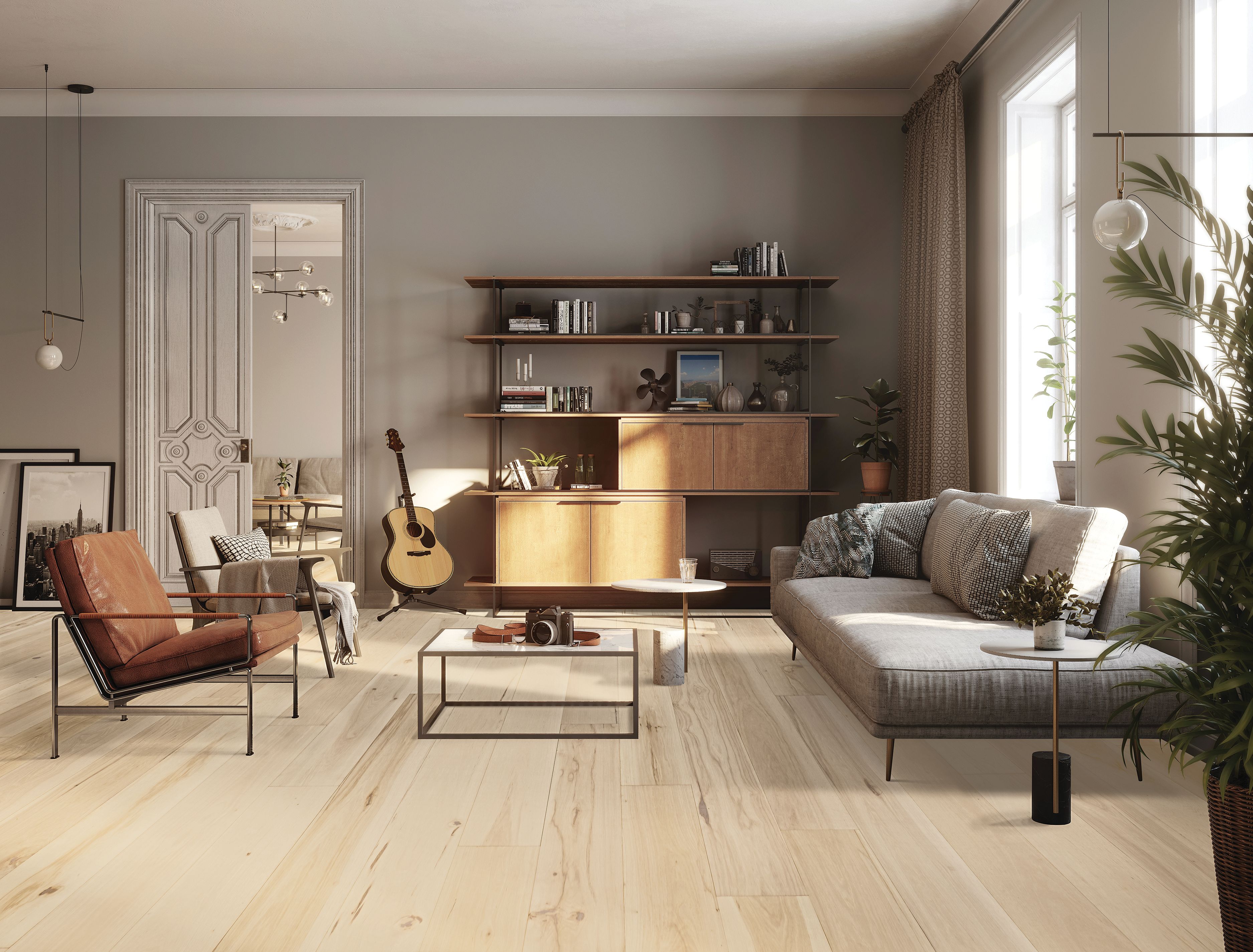 Cascade Hills, Raw Natural Hickory, Engineered Wood | Mohawk Flooring