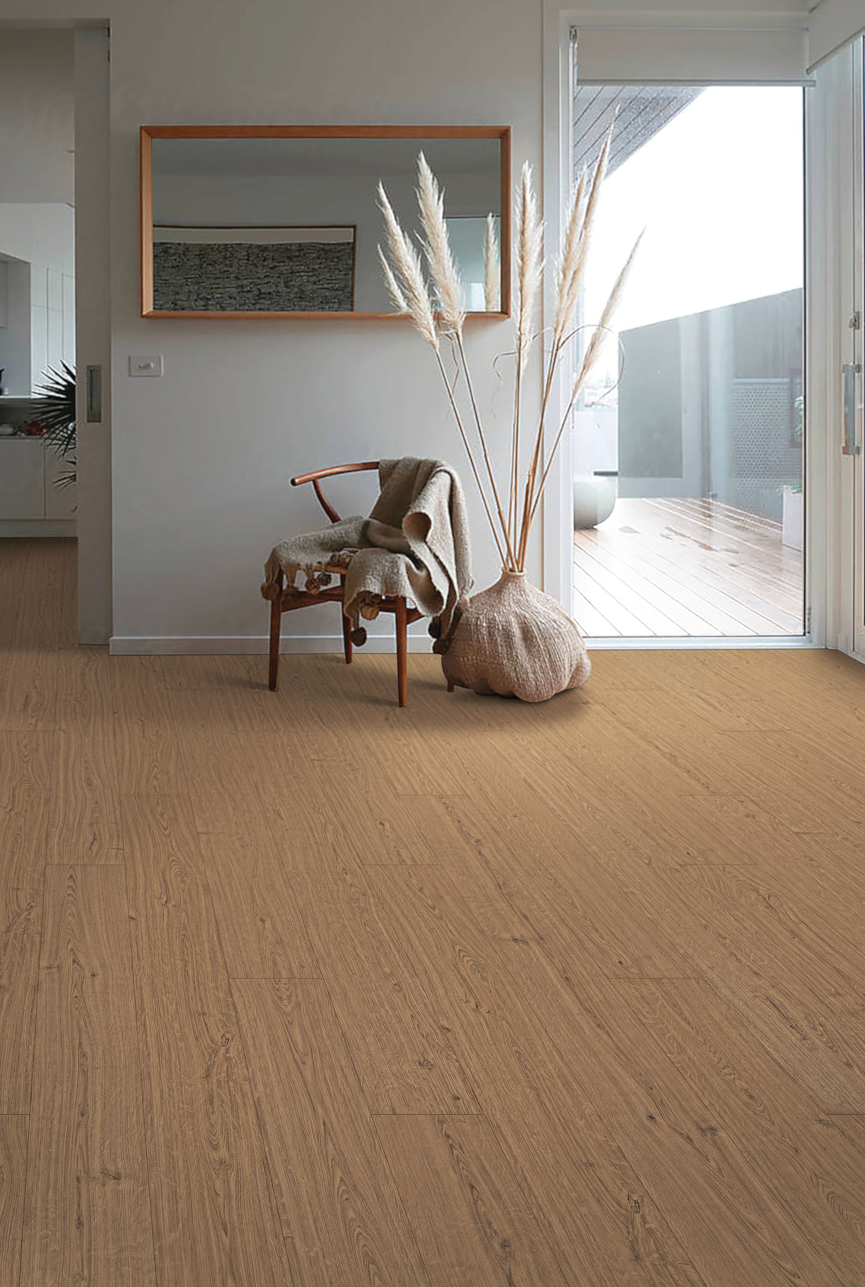 ミンク　ブラウン Palm City, Adirondack Brown Oak, Laminated Wood | Mohawk Flooring