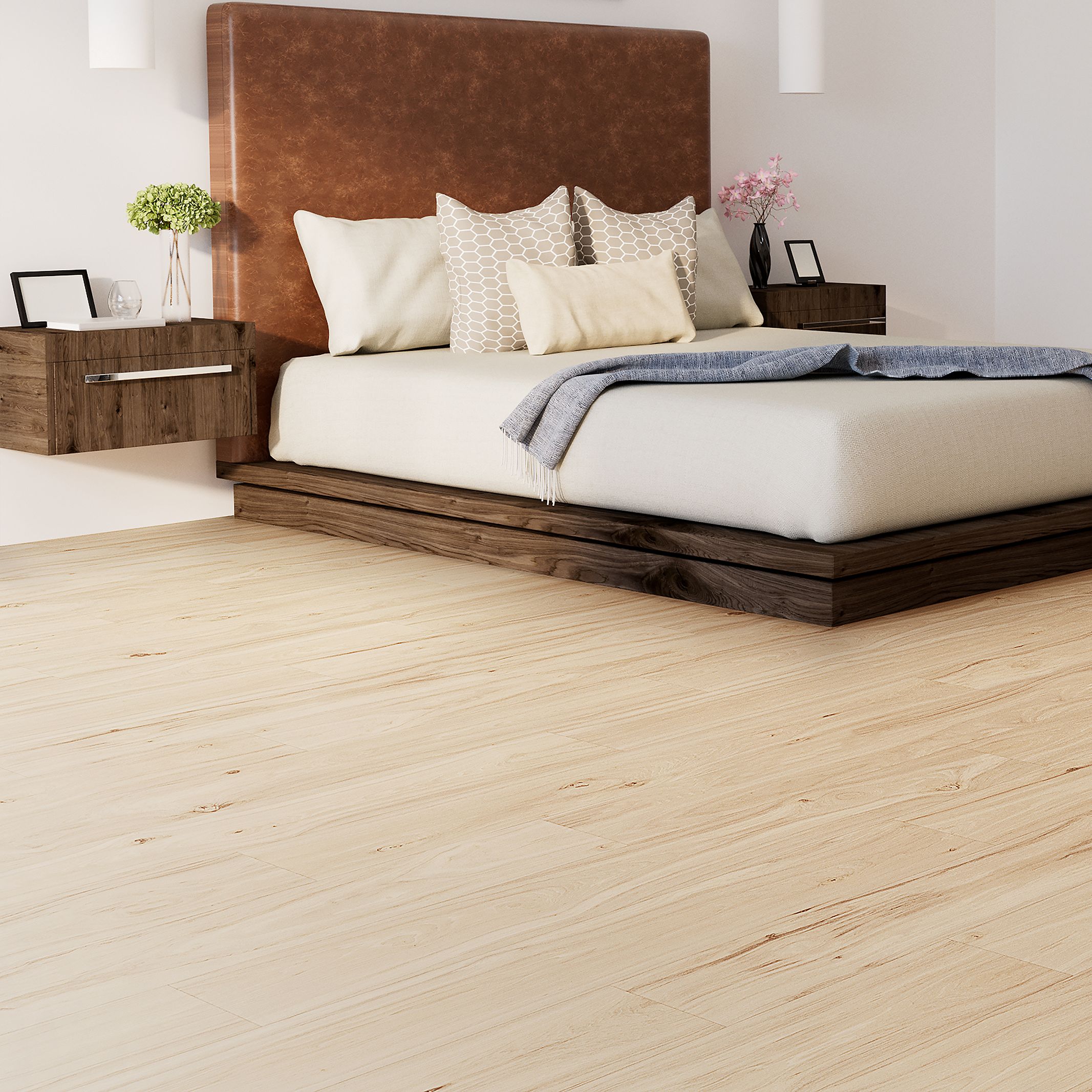 Lacy Highlands, White Pepper Hickory, Laminated Wood | Mohawk Flooring