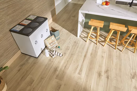 brown hardwood floors