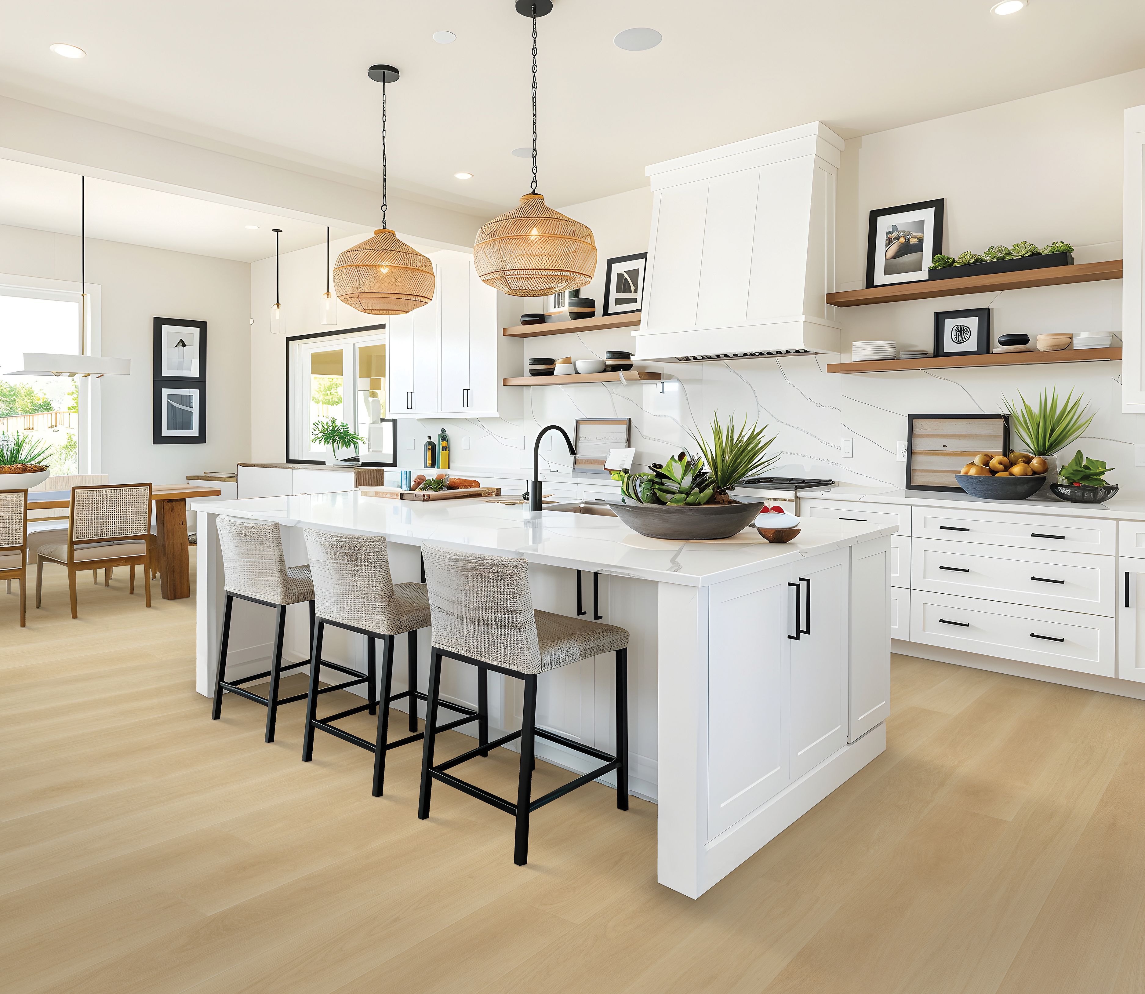 Kentmore Lodge, Jute Oak, Resilient / Vinyl | Mohawk Flooring
