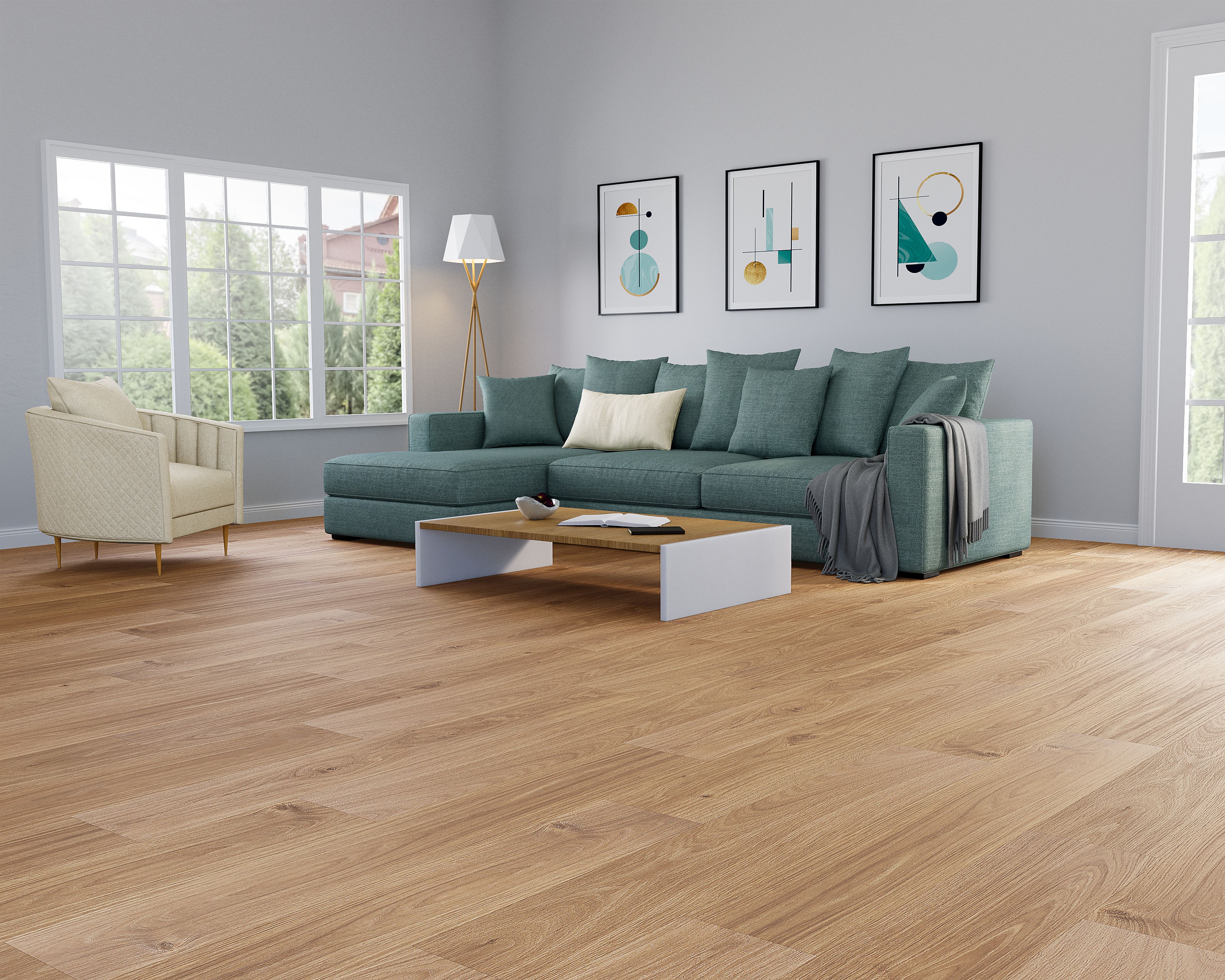 Avery Grove, Chestnut Lodge Oak, Resilient / Vinyl | Mohawk Flooring