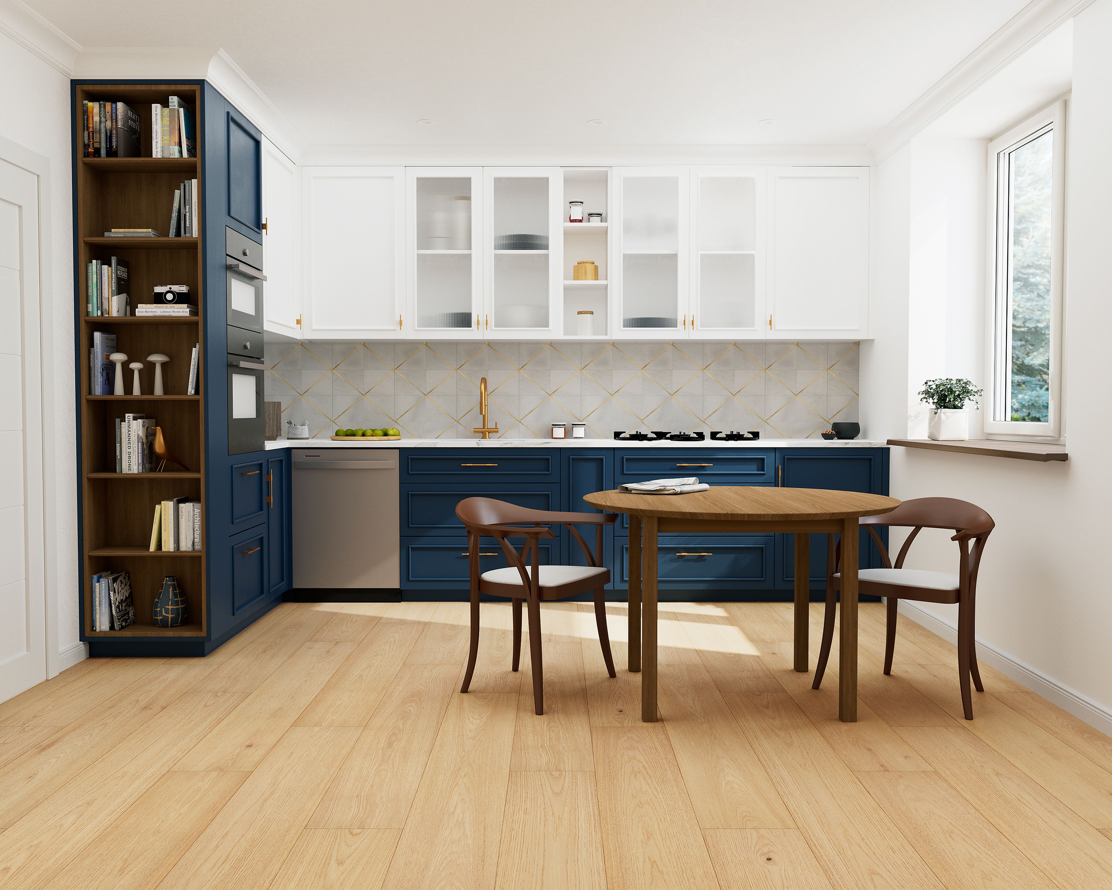 Landry Valley, Desert Sand Hickory, Resilient / Vinyl | Mohawk