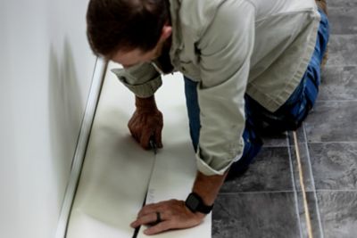 <h2>Learn how to DIY install sheet vinyl flooring.</h2>
