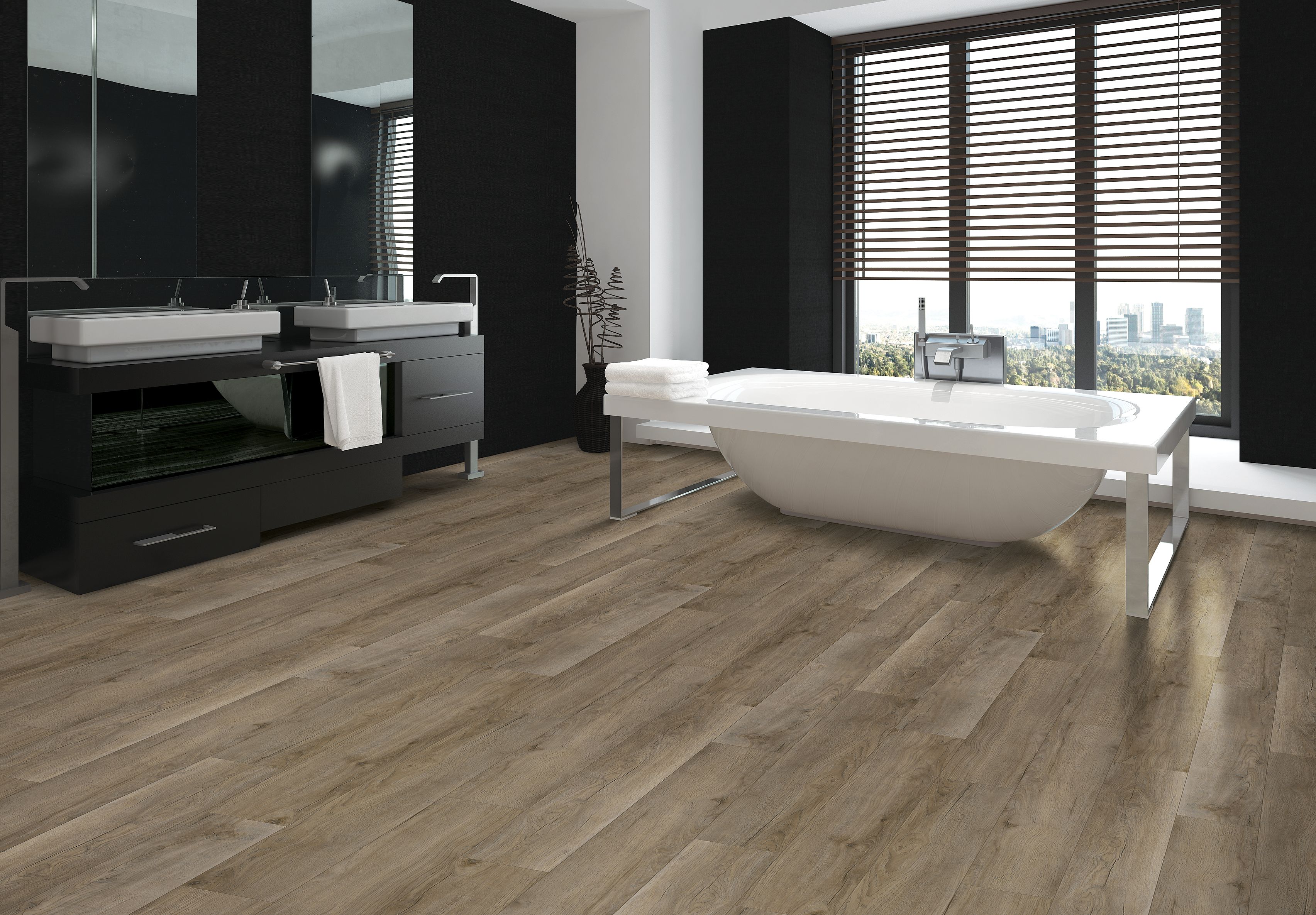SolidTech Essentials Resilient / Vinyl in Rustic Taupe - Mohawk