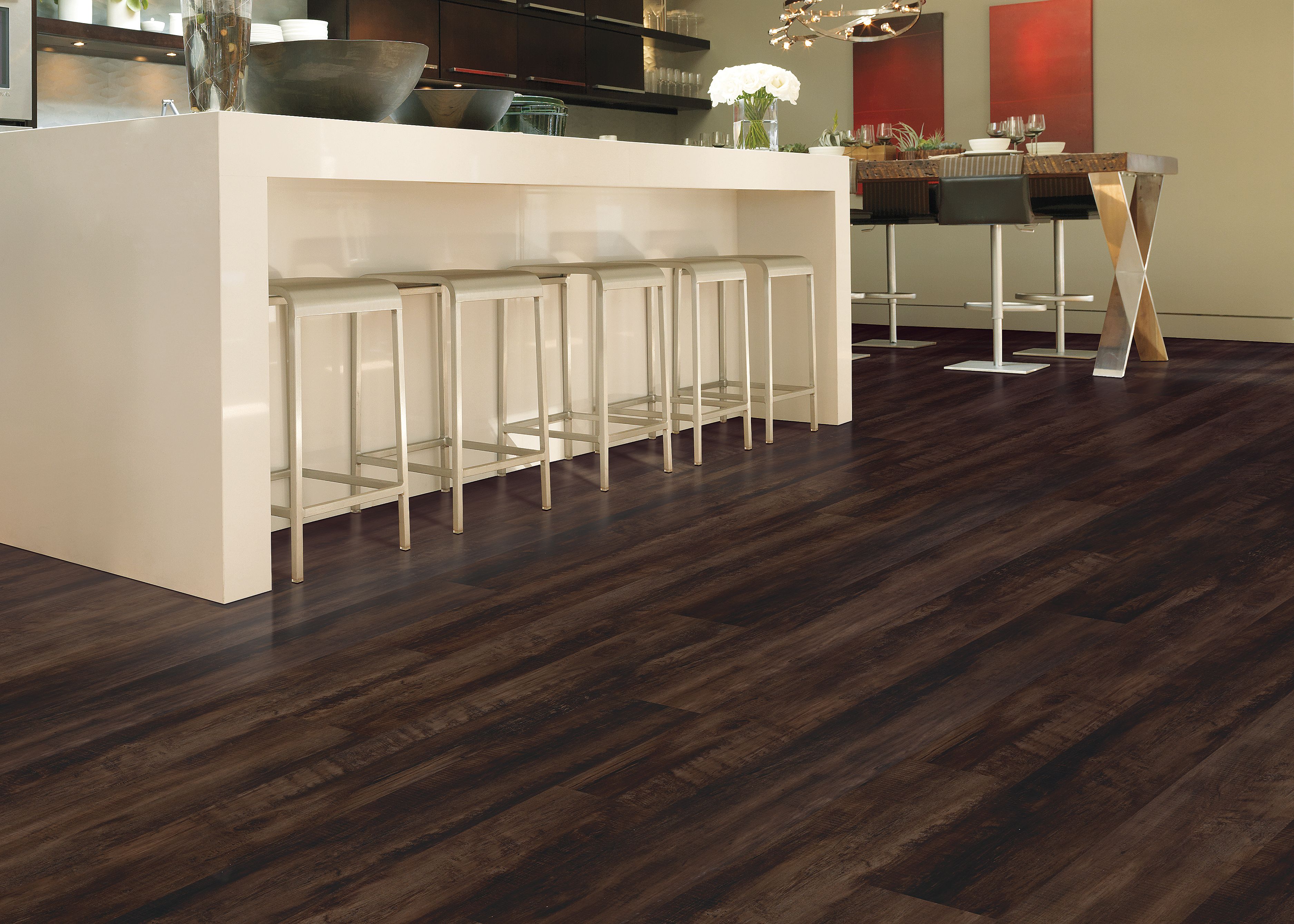 ミニイール HS 2フック ダークブラウンメタリック Q1 カーペンターG716 SolidTech Select Resilient / Vinyl in Cafe Doppio - Mohawk Flooring