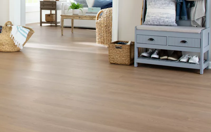 hardwood floor in a hallway