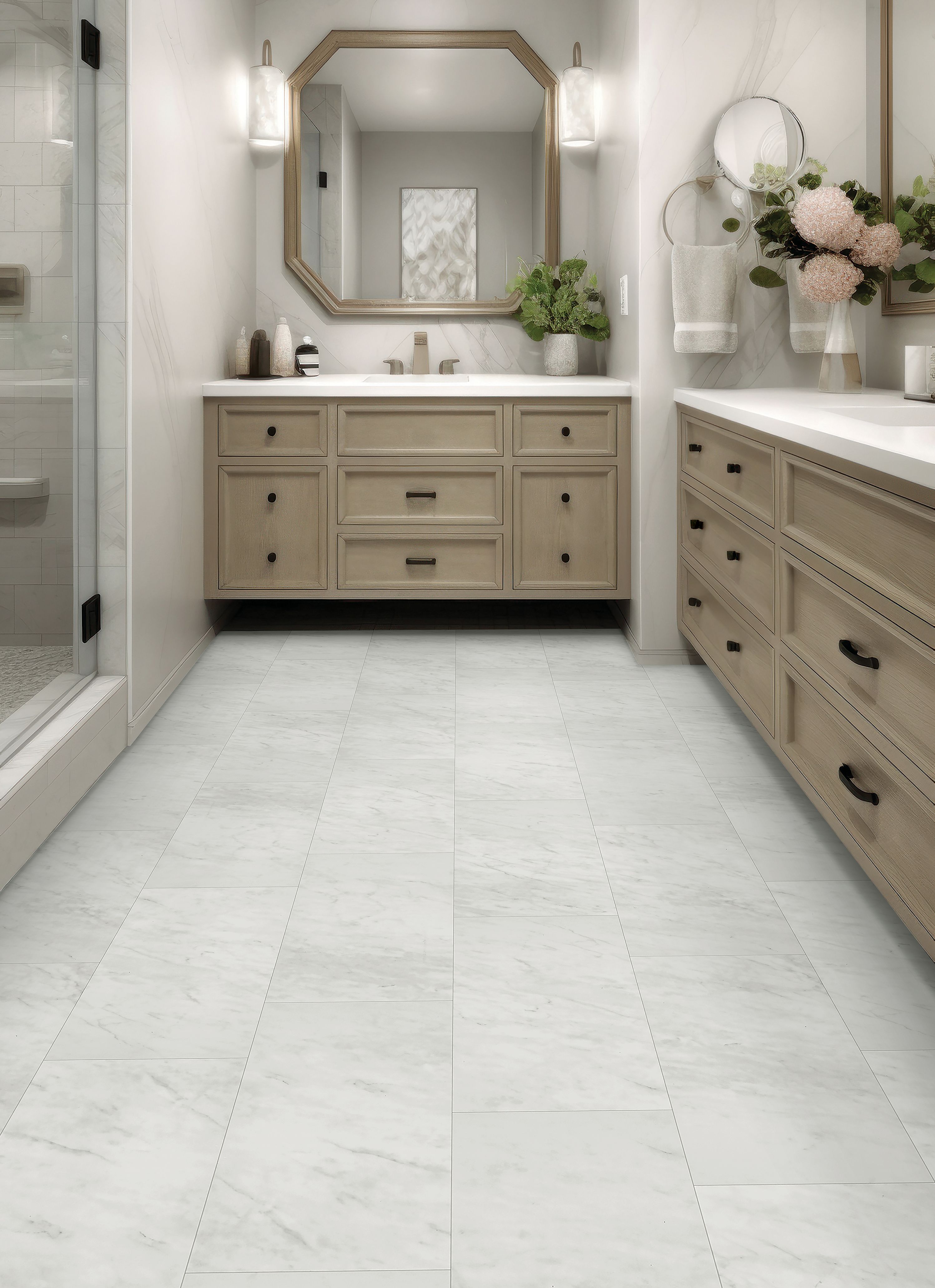 ＊セントポーリア＊KF-My  Tsumok＊KFマイ ホーム ツモック UltimateFlex Plus Resilient / Vinyl in Alabaster - Mohawk Flooring