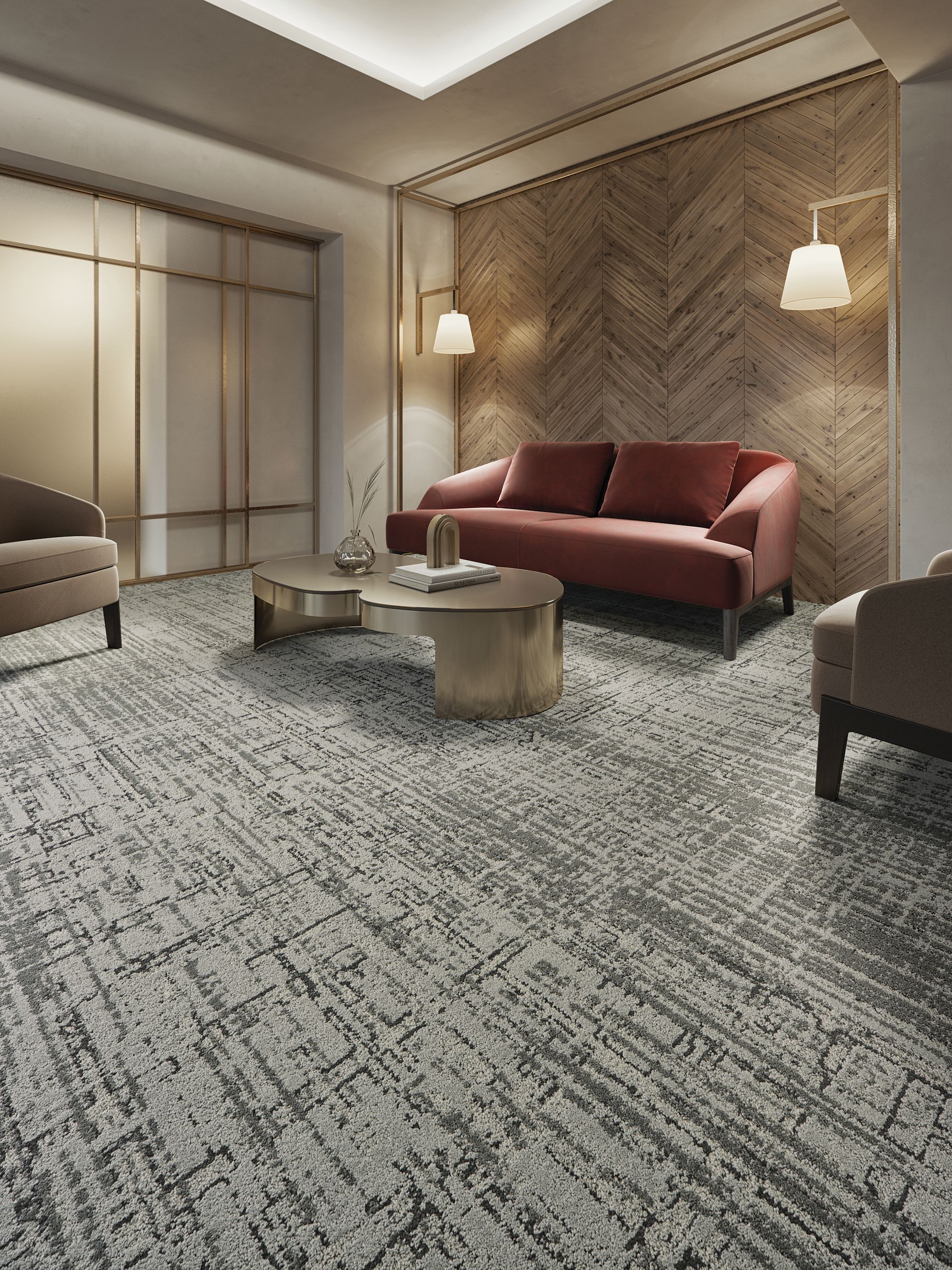 バウアー　フットプリント Style: Floating Forms(BC579) | Color: Pier(838) | Mohawk Group