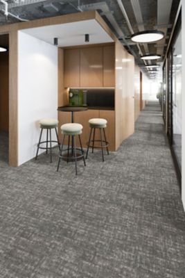 Textural Reconnect - Shadow Grey 868 - Carpet Tile
