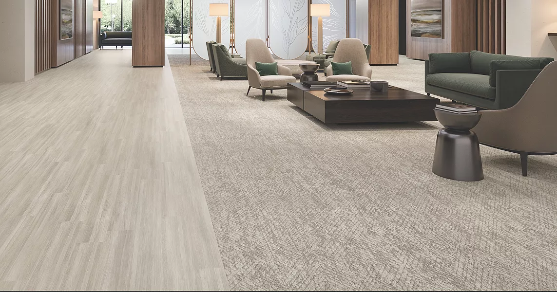 Abbey Grove - Structured Harmony - 737, Natural Linen - Broadloom - Large and Local - Reforestation - 220, Bridal Veil - LVT