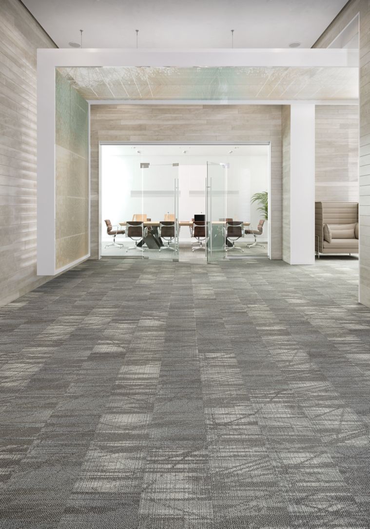 Data Tide - Aqua Rhythm - 558, Freshwater - Carpet Tile