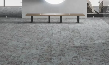 Lichen Community - Macro Bloom II - Carpet Tile