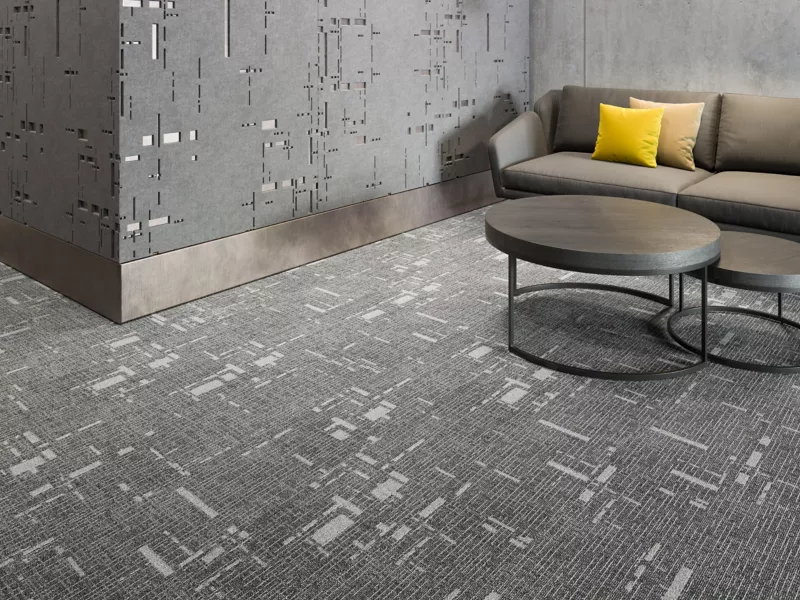 Fractal Fluency - lineD - Mineral 949 - Carpet Tile