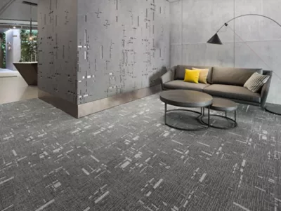 Fractal Fluency - lineD - Carpet Tile