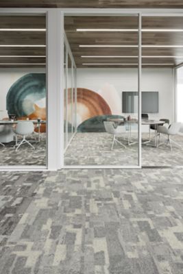 Mohawk Group, Carpet Tile, EcoFlex ONE is an advanced flooring solution that improves every aspect of comfort and acoustics