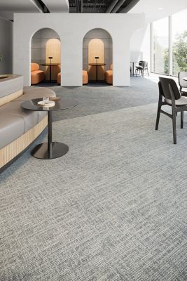 Mohawk Group, Carpet Tile, EcoFlex ONE is an advanced flooring solution that improves every aspect of comfort and acoustics