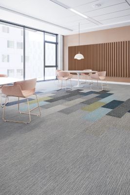 Mohawk Group, Carpet Tile, EcoFlex ONE is an advanced flooring solution that improves every aspect of comfort and acoustics