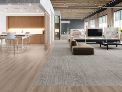 Mohawk Group, Carpet Tile, EcoFlex ONE is an advanced flooring solution that improves every aspect of comfort and acoustics