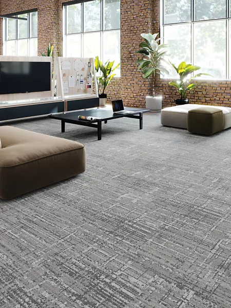 Emanating Echoes - Introspective Thoughts - Carpet Tile