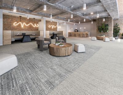 Mohawk Group, Carpet Tile, EcoFlex ONE is an advanced flooring solution that improves every aspect of comfort and acoustics