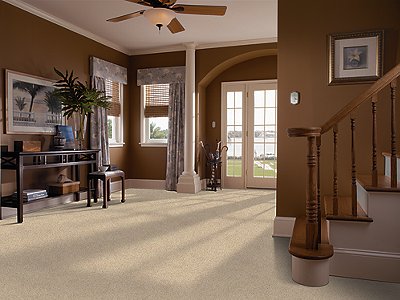 Room Scene of Vivid Contrast - Carpet by Mohawk Flooring