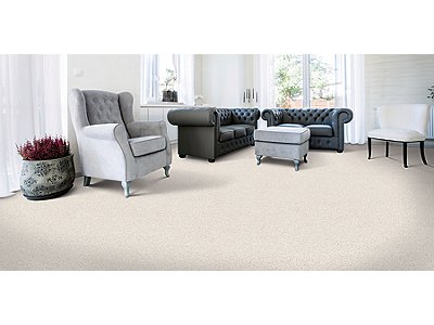 Room Scene of Charming Elegance Solid - Carpet by Mohawk Flooring