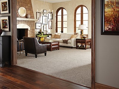 Room Scene of Soft Whisper II - Carpet by Mohawk Flooring