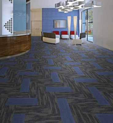 Aladdin Commercial Surface Stitch Carpet Tile Shadow 24 x 24 Premium (96  sq ft/ctn)