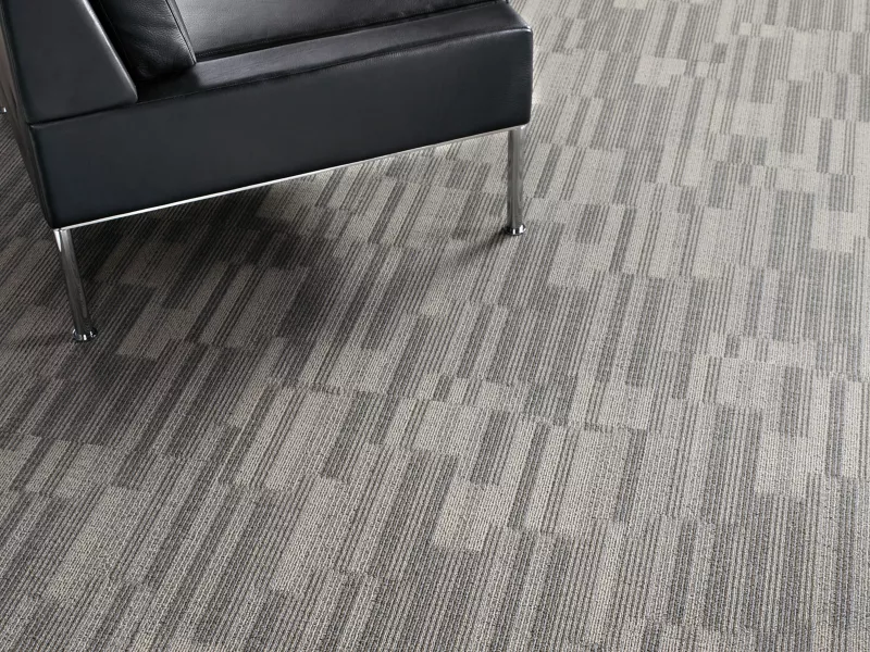 Bending Earth - Sector - 927, Shale - Carpet Tile
