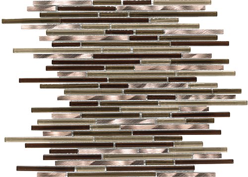 Arbor Metals  Mosaics  3/8 Xrand  10 Per Case in 16539 Iron 5/8 X5/8 - Tile by Mohawk Flooring