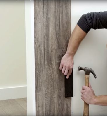 Using Wood Flooring On Walls Er, How To Install Laminate Wood Flooring On A Wall