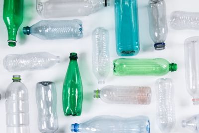 plastic water bottles