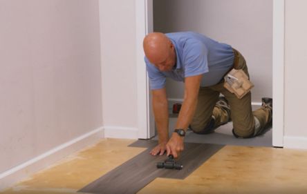 <h2>Learn how to DIY install flexible vinyl glue down flooring.</h2>