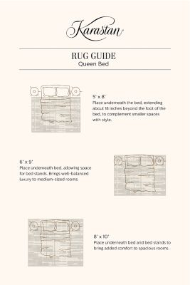 Rug Styling Guide for under bed