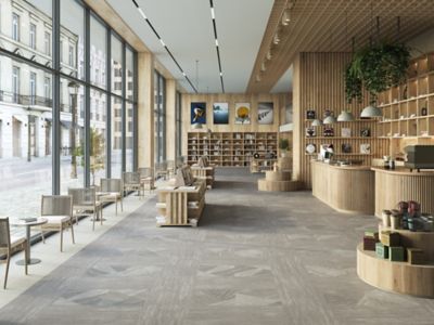 Assembled Travertine - Angular Layer & Slabbed - LVT