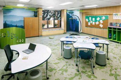 Berea Middle School - Carpet Tile Installation